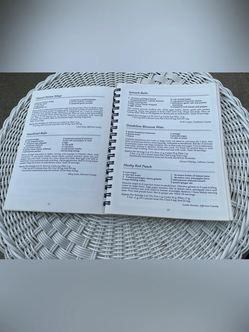 80 Years of Good Cooking Around West Virginia Cookbook - Yellow